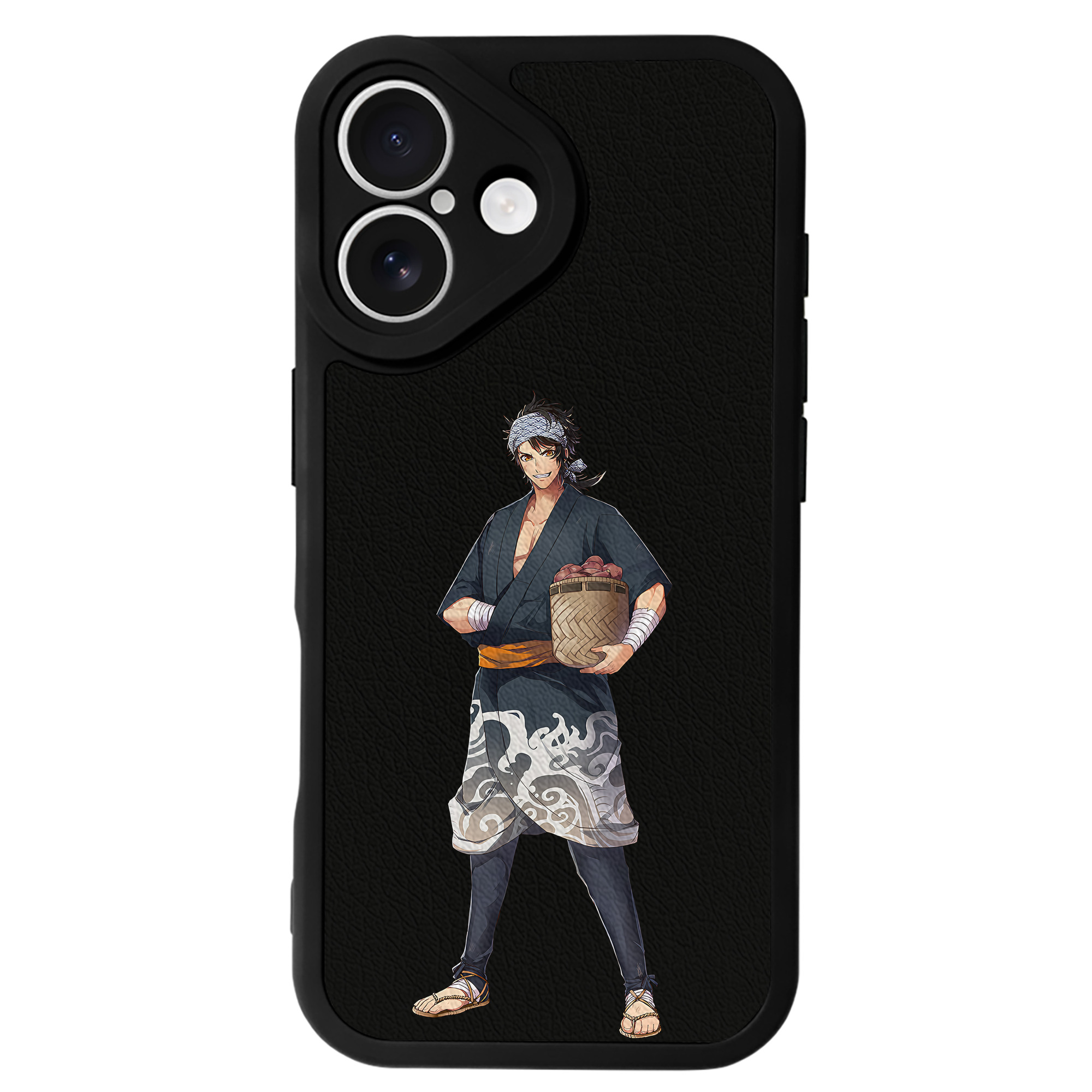 （画像用） 刀剣乱舞 Touken Ranbu 【iPhone 16シリーズ対応】シリコンスマホケース（レザー調） 材質：シリコン